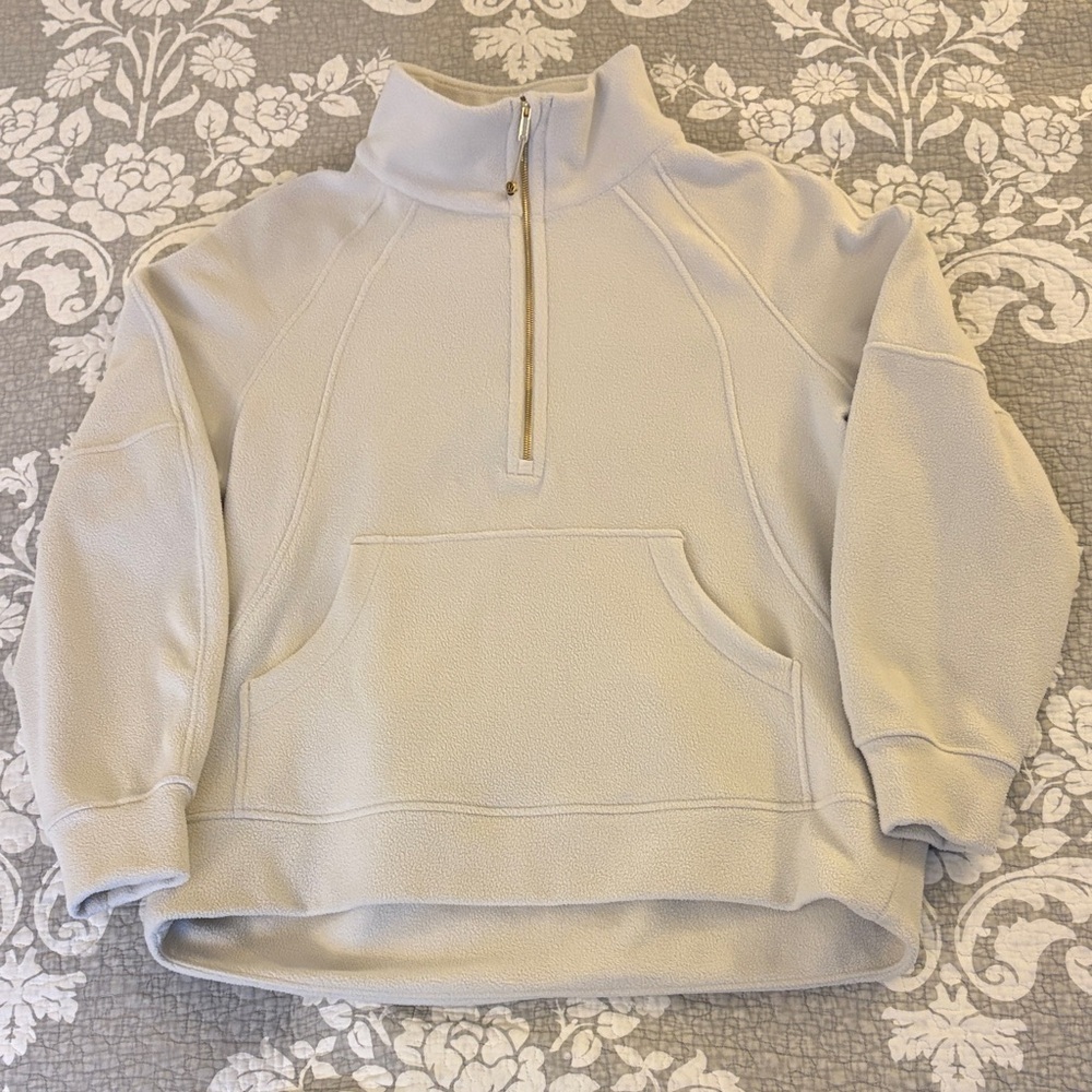 Lululemon Oversized Funnel Neck Fleece Scuba ~ Size XL/XXL ~ Bone